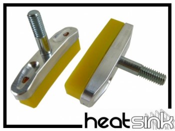 Bremsbeläge Heatsink V-Brake - gelb
