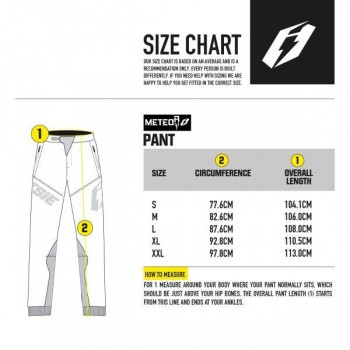 Hose Jitsie Meteor - gelb - Gr. S