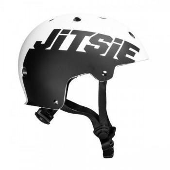 Helm Jitsie Solid - weiß/schwarz M