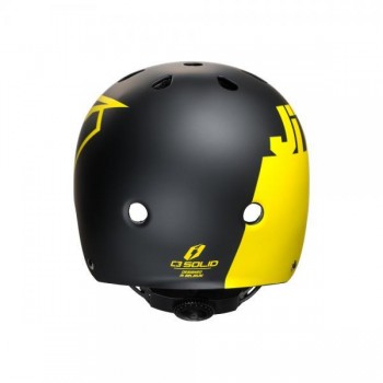 Helm Jitsie Solid - schwarz/gelb M
