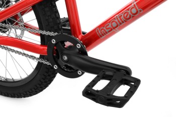 Bike 20" Inspired Flow Kids - rot metallic Avid BB5 disc - mechanisch