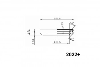 Lager für Steuersatz Inspired Arcade ab 2022 / MR155