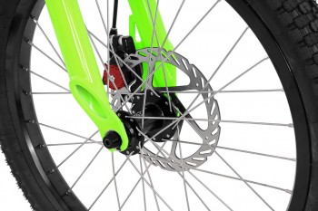 Bike 20" Inspired Flow Kids - neongrün Avid BB5 disc - mechanisch