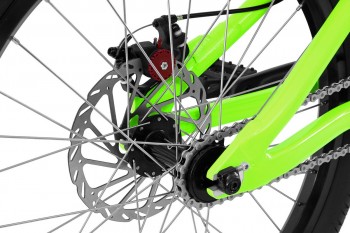 Bike 22" Inspired Flow - neongrün Avid BB5 disc - mechanisch