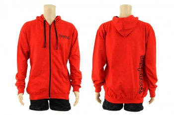 Inspired Hoody Zip Sweatshirt - rot