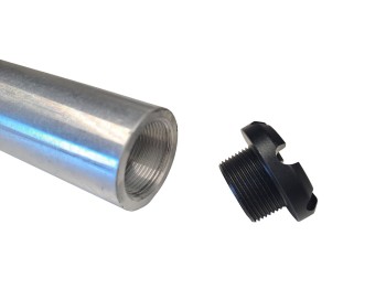 Gabel Extention Edith 24" disc tapered - silber