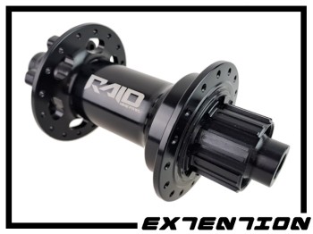 HR-Nabe Extention RAID Trial/SS 142mm/12mm disc (32 Loch) - schwarz