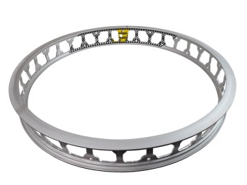 HR-Felge 19" Hashtagg 47mm (32 Loch) - silber