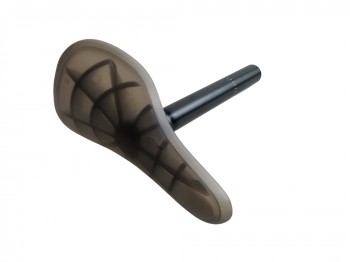 Sattel mit Stütze Velo - Kunststoff