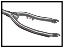 Gabel 20" Aluminium HS - silber