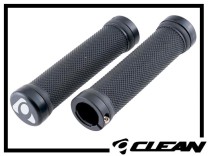 Lenkergriffe Clean Lock-On - schwarz