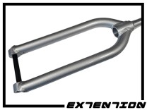 Gabel Extention Edith 24" disc tapered - silber