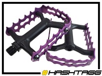 Pedale Hashtagg Single Cage - purple
