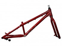 Rahmen-Kit 26" Inspired Hex Team - rot metallic