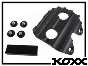 Unterschutzplatte Koxx 4-Loch - schwarz