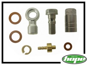 Hope Anschluß-Set 90° für 6mm Stahlflexleitung