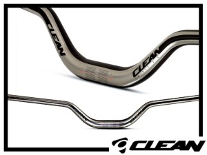 Lenker Clean High Riser Carbon 103mm / 73cm - chrome