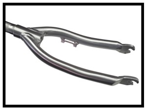 Gabel 20" Aluminium HS - silber
