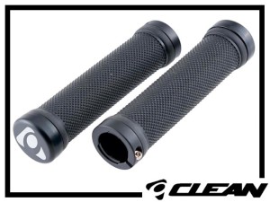 Lenkergriffe Clean Lock-On - schwarz