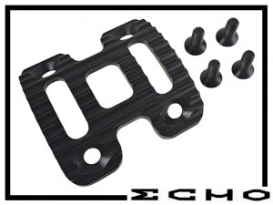 Unterschutzplatte Echo 4-Loch Mini schwarz
