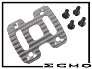 Unterschutzplatte Echo 4-Loch Mini silber