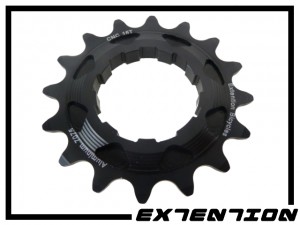 Ritzel Singlespeed Extention CNC 16 Z.