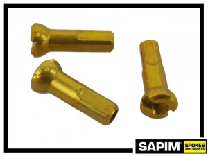 Speichennippel Sapim Polyax Aluminium gold