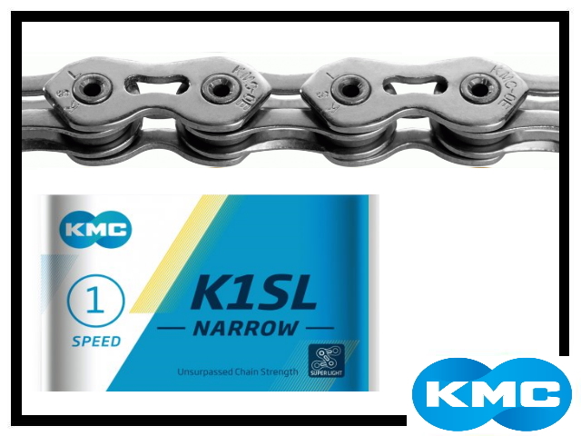 Kette KMC K1SL - narrow - silber
