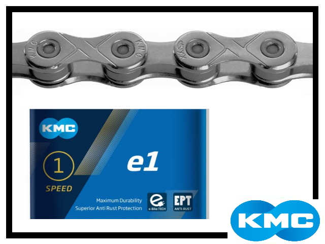 Kette KMC e1 EPT - narrow - silber