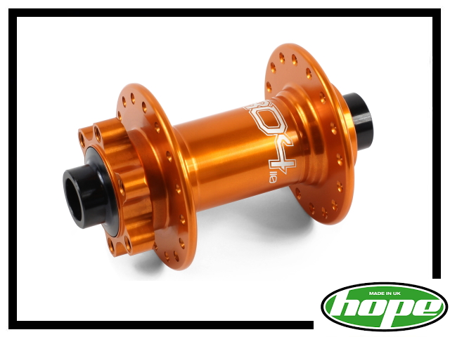 VR-Nabe Hope Pro 4 100mm/15mm disc (32 Loch) orange