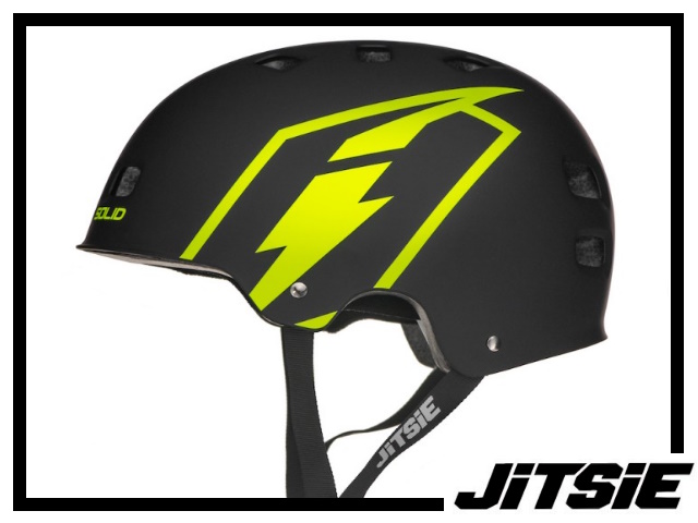 Helm Jitsie C3 Solid - schwarz/gelb M